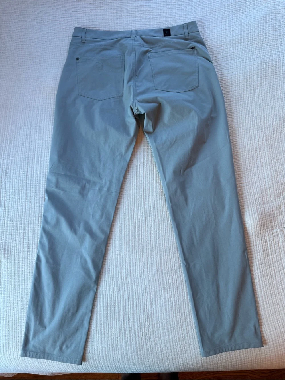Vuori Men's 36x32 Light Blue-Gray Performance Chinos